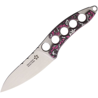 North Mountain Blade SHURAPK Shura Fixed Blade Knife Pink Handles