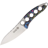 North Mountain Blade SHURARB Shura Fixed Blade Knife Rainbow Handles