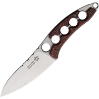 North Mountain Blade SHURARD Shura Fixed Blade Knife Red Handles
