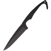 Stroup MK2SBBLKCER MK 2 Slim Black Carbon Steel Fixed Blade Knife