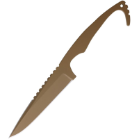 Stroup MK2SFDECER MK 2 Slim Dark Earth Carbon Steel Fixed Blade Knife