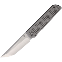 North Mountain Blade 2411KT Lee Kick Stop Tanto Framelock Knife Gray Frag Handles