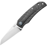 MKM-Maniago ICCF ICE Satin MagnaCut Sheepsfoot Linerlock Knife Carbon Fiber Handles