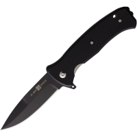 Al Mar K2216 SERE 3 Black Spear Point Linerlock Knife Black G10 Handles