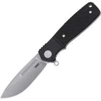 CRKT K246KXP Homefront Compact Satin S35VN Drop Point Linerlock Knife Black G10 Handles