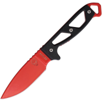Utica N2RMC Critcal Hit II Red MagnaCut Drop Point Fixed Blade Knife Black Skeletonized G10 Handles