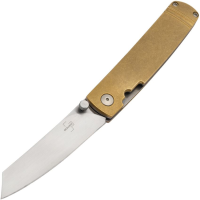Boker Plus 01BO328 Tenshi satin tanto Linerlock Knife Brass Handles