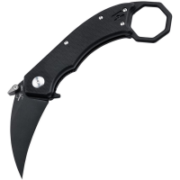 Boker Plus 01BO515 HEL Black Karambit Linerlock Knife Black G10 Handles