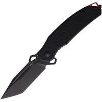 Boker Plus P01BO151 Yokai Black D2 Carbon Steel Tanto Linerlock Knife Black G10 Handles