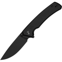 Civivi 240121 Merit Black Stonewash Drop Point Linerlock Knife Black Handles