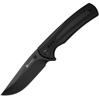 SenCut 240571 Regnator Black Clip Point Linerlock Knife Black G10 Handles
