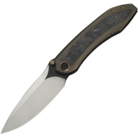 We 230923 Winsome Nested Two-Tone Drop Point Framelock Knife Bronze Handles