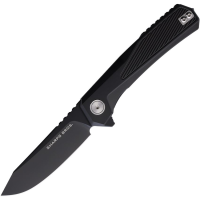 Sharps Bros. F08BLK Meanstreak Black Framelock Knife Black Handles