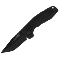 SOG 15380957 Auto Sog-Tac Com AU-XR Lock Black Tanto Knife Black Handles