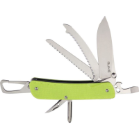 RUIKE LD43 LD43 Trekker Multi Tool Knife with Green G10 Handle