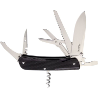 RUIKE LD42B LD42 Multifunctional Tool Knife with Black Textured G10 Handle