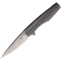 Fred Perrin MXH04 IKE Integral Stonewash Knife Titanium Handles