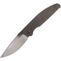 Jack Wolf 54323 Tango Satin S90V Framelock Knife Sunburst Titanium Handles