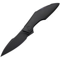 We 240841 Krait Snake Nested Blackwash M390 Recurve Linerlock Knife Blackwash Titanium Handles