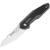 Kizer 3664A2 Zero Black S45VN Tanto Framelock Knife Gray Titanium Handles