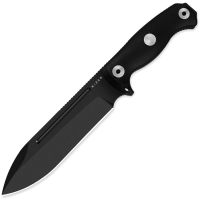 Kizer 1103A2 Drop Bear 7 Black AEB-L Fixed Blade Knife Black G10 Handles