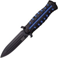 MTech A945BL Black/Blue Assisted Opening Linerlock Folding Pocket Knife