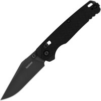 Kershaw 6106BLK Bel Air Black MagnaCut Clip Point DuraLock Knife Black G10 Handles