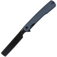 Artisan 1883PBU Orthodox Black Linerlock Knife Blue G10 Handles