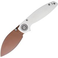 Vosteed A2808 Shilin Cutter Satin 154CM Vanchor Lock Knife Norplex UltreX G10 Handles