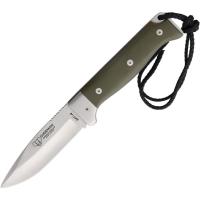 Cudeman 384GVF MT-4 Satin drop Point Rear Lock Green 10 Handles