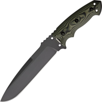Hogue 35158 Tactical Fixed Drop Point Blade Knife with G-Mascus Pattern Embedded Green 3D Handles