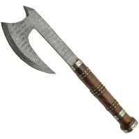 Damascus 1107 Hatchet Damascus Steel Axe with Rosewood handle