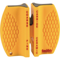 AC 87 Two Step Knife Sharpener with Yellow Plastic Construction