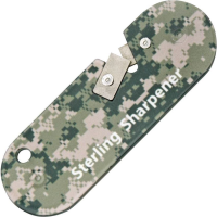 Sterling DC Compact Knife Sharpener with Digital Camo Finish Lightweight Aluminum Body