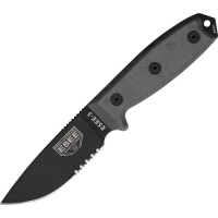 ESEE 3S Model 3 Part Serrated Fixed Blade Knife