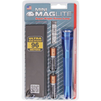 Maglite M2A11H Blue MiniMag 2 Cell AA Flashlight w/Holster