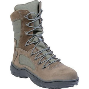 Reebok CM989 Women's Fusion Max 8" Tactical Boots with Side Zipper - Brown Green in Sage Green