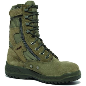 Belleville 610 Z Hot Weather Tactical Side Zip Boots in Green