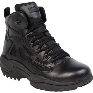 Reebok RB864 Women's Rapid Response RB Stealth 6" Boots with Side Zipper - Black
