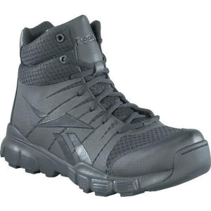 Reebok RB4507 Dauntless 5" Soft Toe Tactical Seamless Boots with Side Zipper - Black