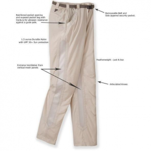 RailRiders Men's White Flats Pants in Bone