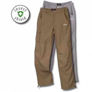 RailRiders Women's Weatherpants with Insect Shield in Khaki