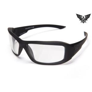 Edge Tactical Eyewear Hamel Thin Temple - Matte Black Frame / Clear Lens