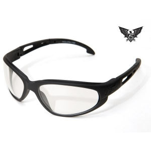 Edge Tactical Eyewear Falcon - Matte Black Frame / Clear Lens