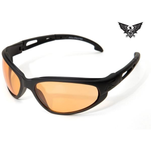 Edge Tactical Eyewear Falcon - Matte Black Frame / Tigers Eye Lens