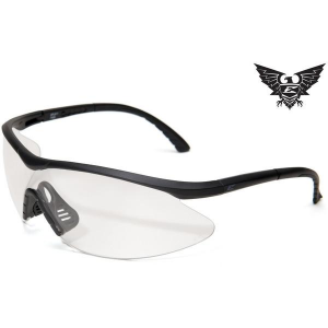 Edge Tactical Eyewear Fast Link - Matte Black Frame / Clear Lens
