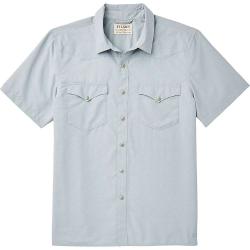 Filson Men's Snap Front SS Shirt - Medium - Blue Stone