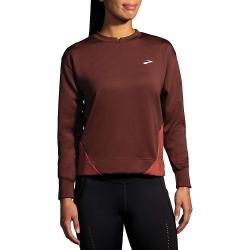 Brooks Women's Run Within Sweatshirt - Large - Golden Hour