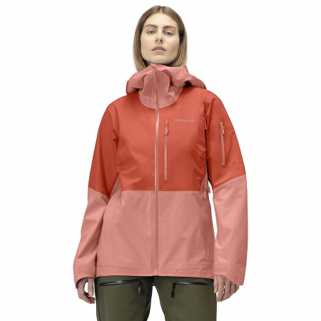 Norrona Women's Lofoten GTX Jacket - Orange Alert / Peach Amber