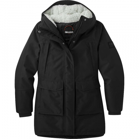 Outdoor Research Women's Stormcraft Down Parka - Black